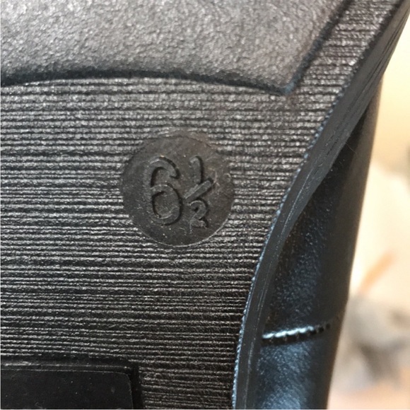 Women's Black Platform Chunky Heel Loafers - Picture 10 of 10